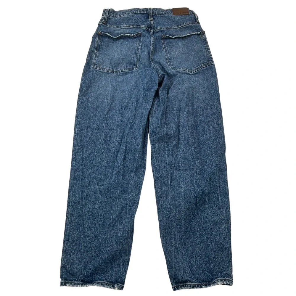 Madewell Women's Size 30T 30 Tall Raw Hems Balloon Jeans 27.5" Inseam - Picture 2 of 16